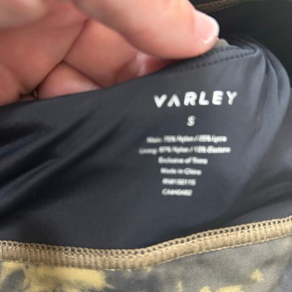 VARLEY Women’s Let’s Go Elsie Green Tie Dye Sports Bra Size S - Picture 6 of 6